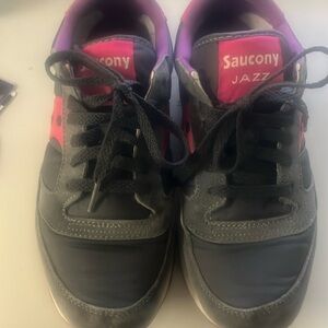 Saucony Jazz Original Gray Pink Y2K Casual Athletic Daily Sneakers Womens 7.5